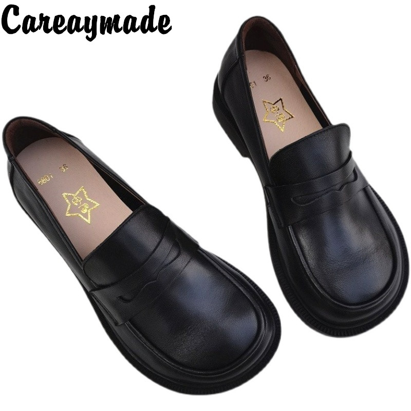 Men'S Accessories Leather - Careaymade-Women's Casual Shoes Slip on Oxford