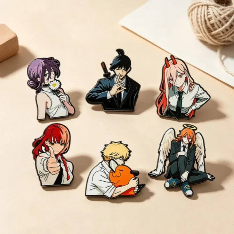 Men Accessories Brooch - Chainsaw Man Reze Arc Enamel Pin