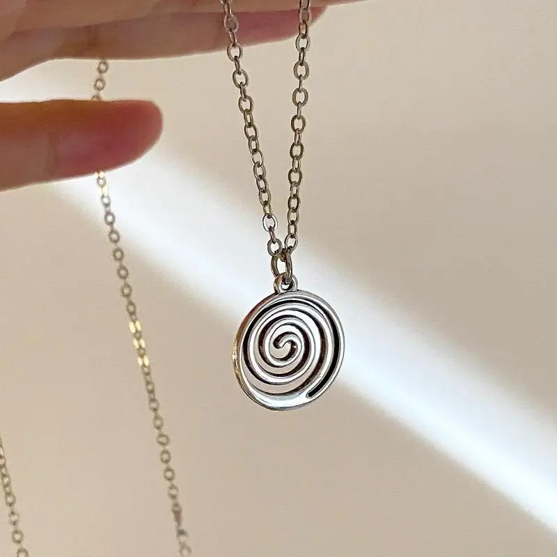 Men'S Accessories In The 90S - Vintage Goth 90S Silver Color Spiral