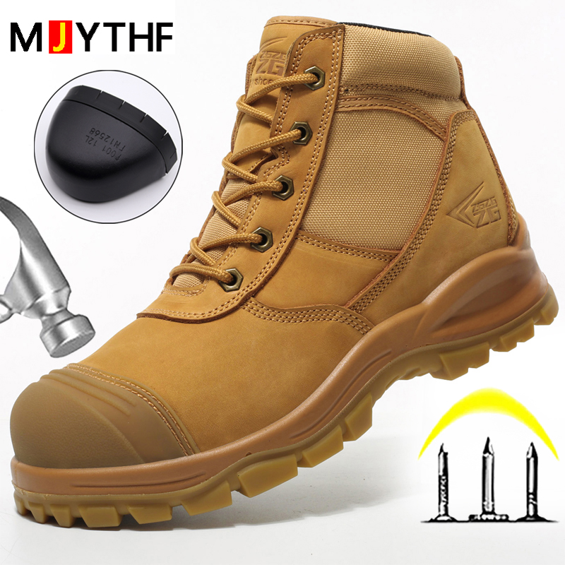 Men'S Accessories Leather - Genuine Leather Men's Boots Safety Shoes