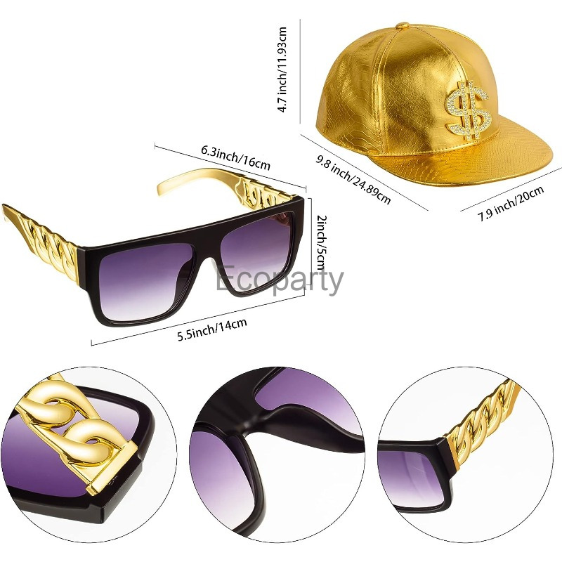 80s 90s Hip Hop Costume Access - Men'S Accessories In The 90S review and price