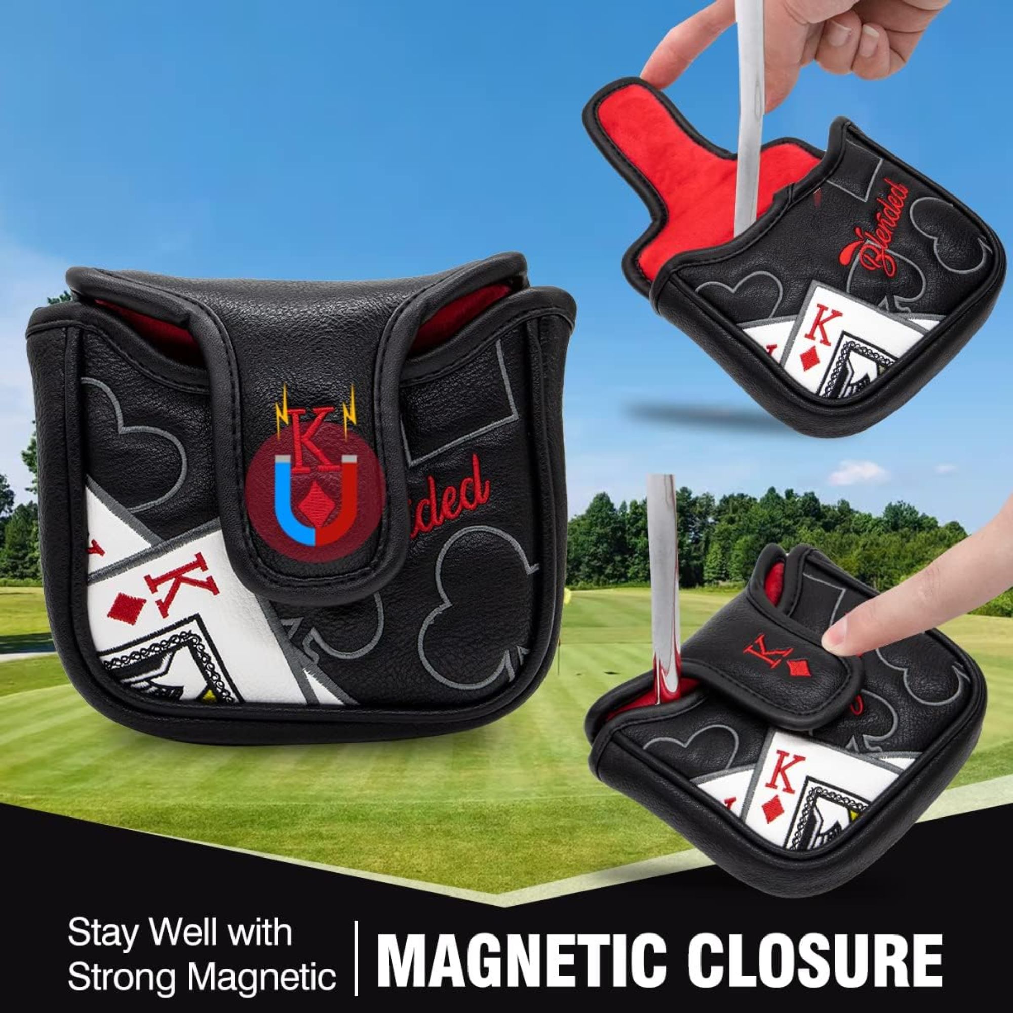 King Of Hearts Embroidered Mal - Men Accessories Brand review and price