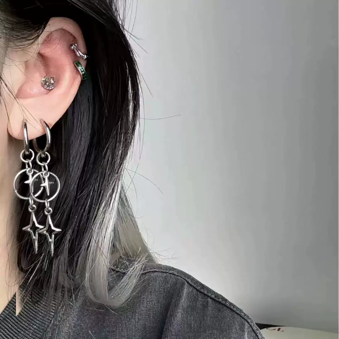 Personalized Punk Cross Star P - Men'S Accessories In The 90S review and price