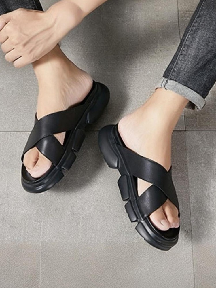 Trendy Male Cowhide Platform H - Men'S Accessories Leather review and price