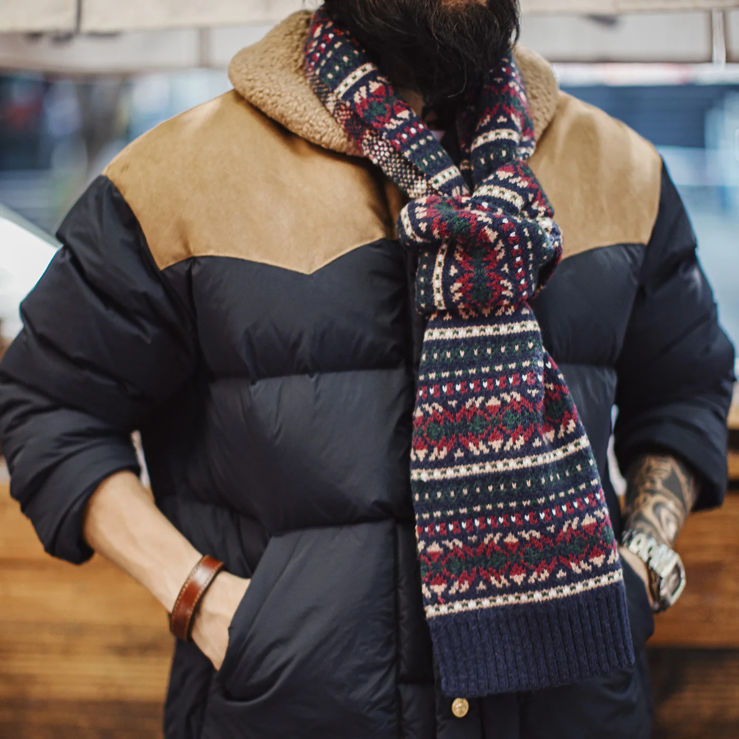 Maden Unisex Vintage Fair Isle - Men Accessories Gift Set review and price