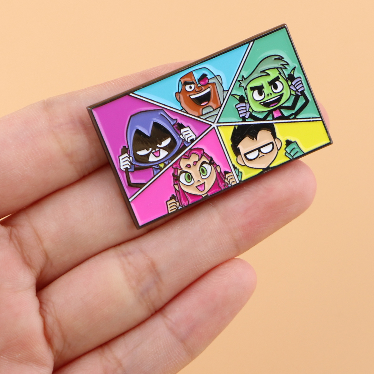 New Teen Heroes Team Enamel Pi - Men Accessories Brooch review and price
