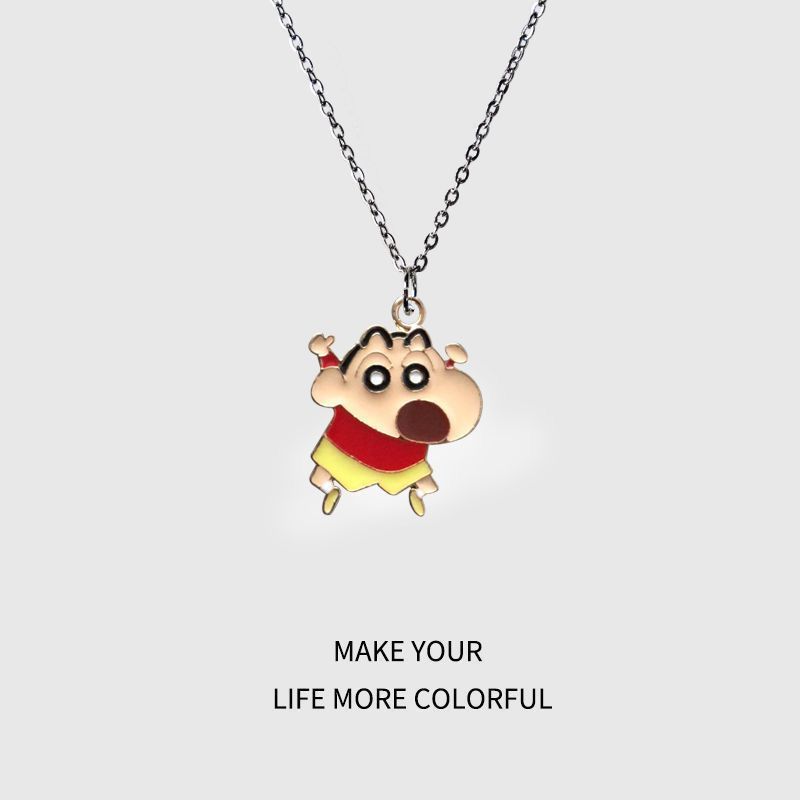 Crayon Shin-chan cartoon neckl - Men Accessories Gift Set review and price