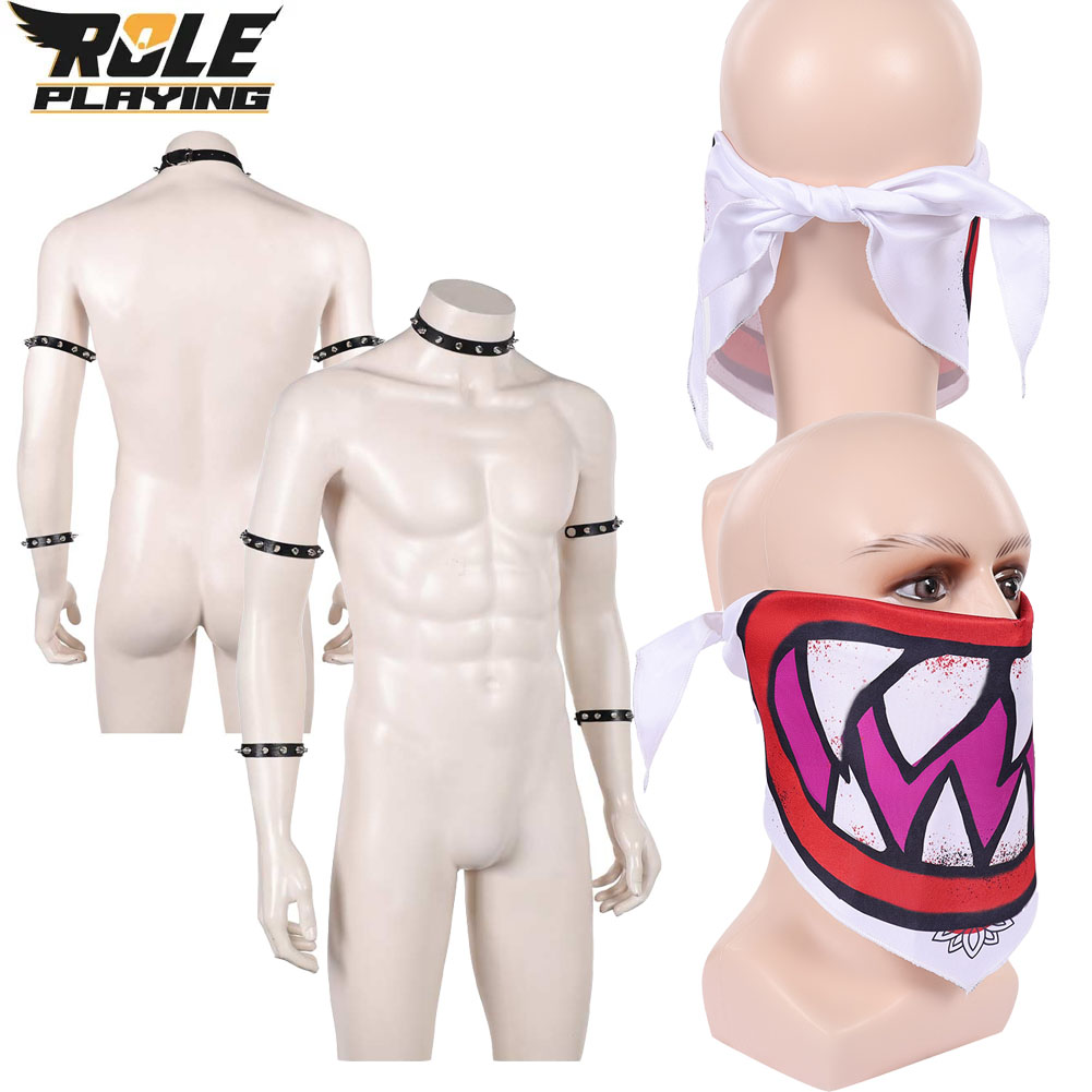 Bowser Cosplay Scarf Mask Brac - Men Accessories Wrist review and price