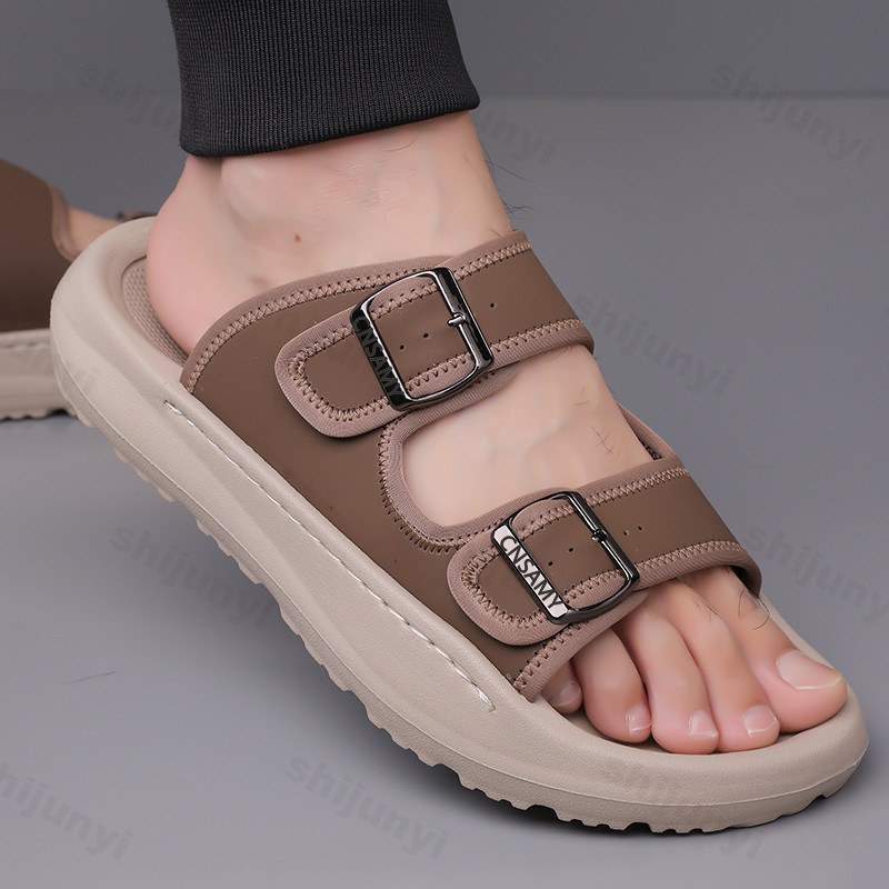 Men's Slippers 2025 Summer Bre - Men'S Accessories Leather review and price