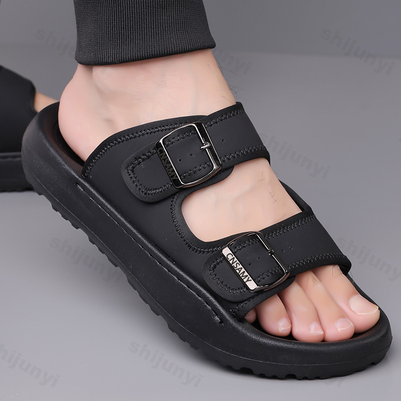Men's Slippers 2025 Summer Bre - Men'S Accessories Leather review and price