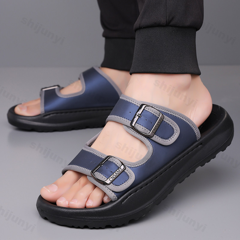 Men's Slippers 2025 Summer Bre - Men'S Accessories Leather review and price