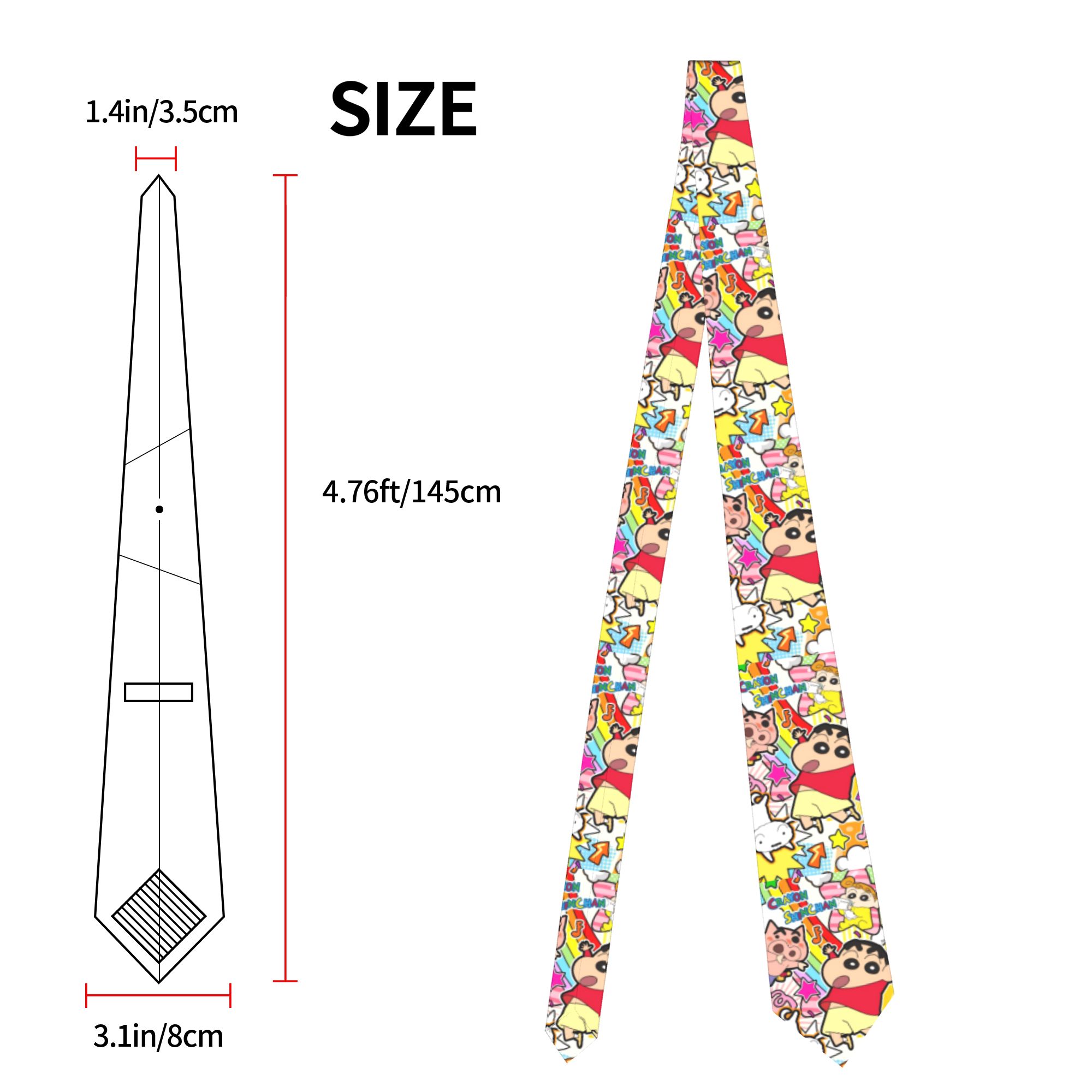 Shinchans 90s Cartoon Neckties - Men'S Accessories In The 90S review and price