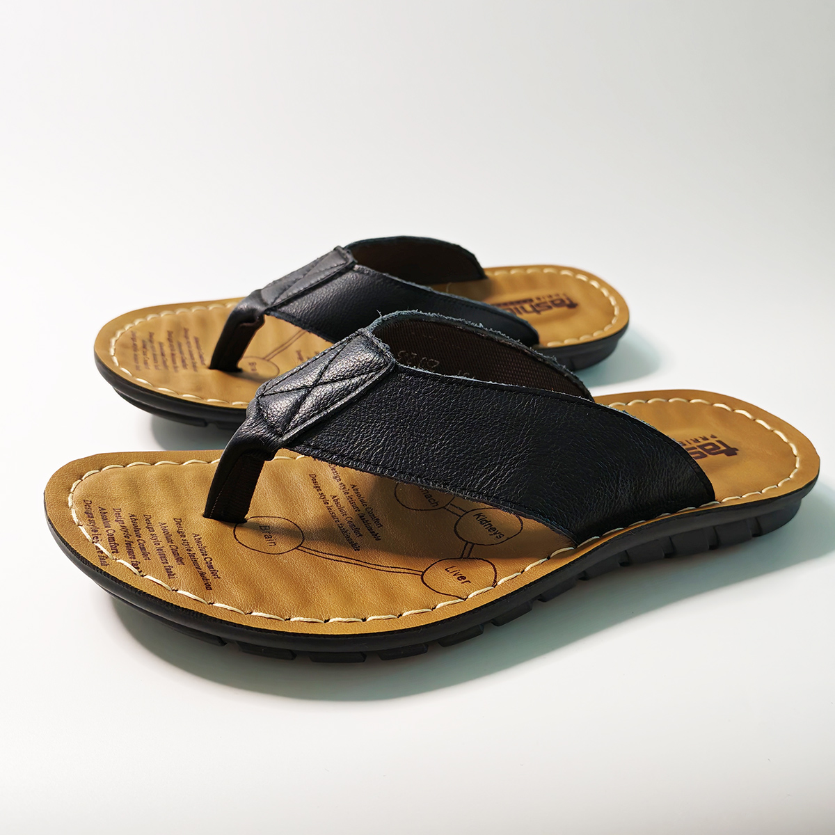 Summer Shoes Men Slippers Genu - Men'S Accessories Leather review and price