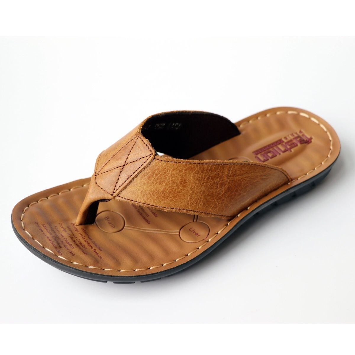 Summer Shoes Men Slippers Genu - Men'S Accessories Leather review and price