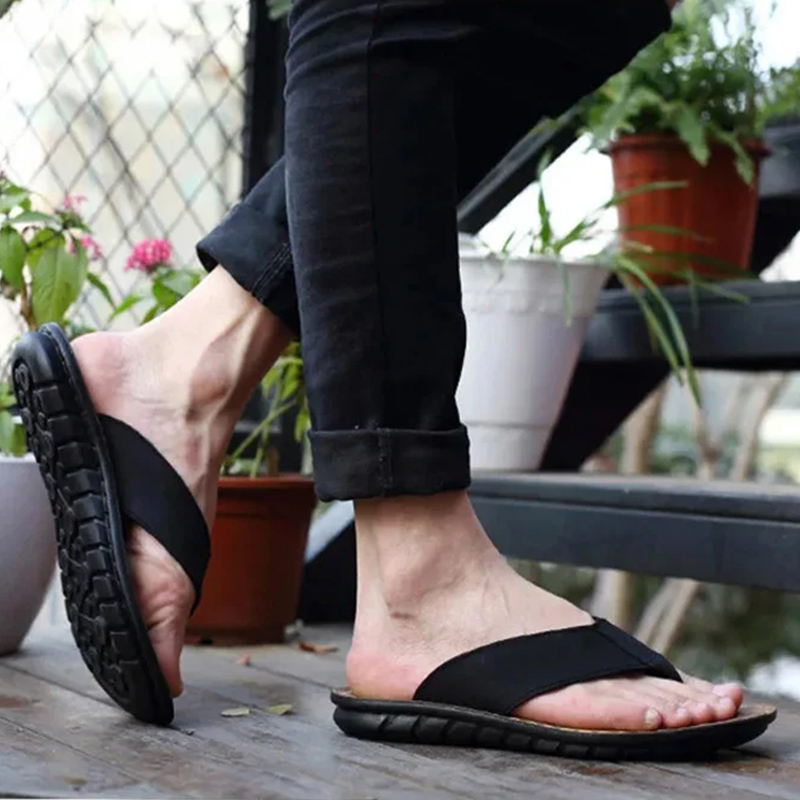Summer Shoes Men Slippers Genu - Men'S Accessories Leather review and price