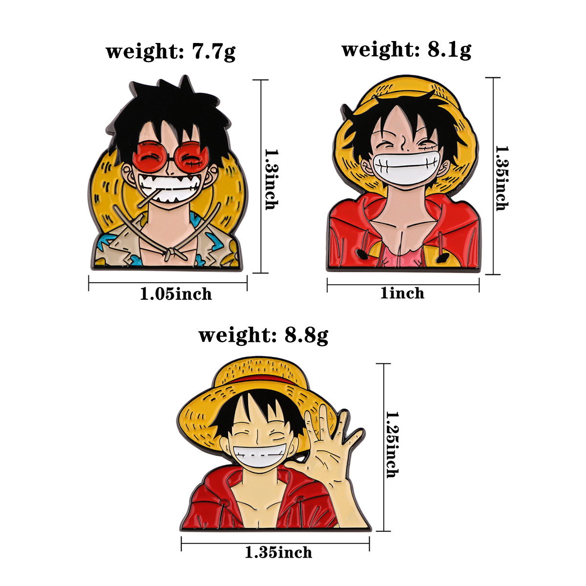 Pirate Adventure Anime Enamel  - Men Accessories Brooch review and price