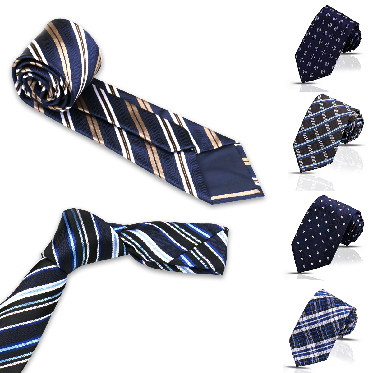 Luxury 8cm Tie For Men Handker - Men'S Accessories Gift Set Branded review and price