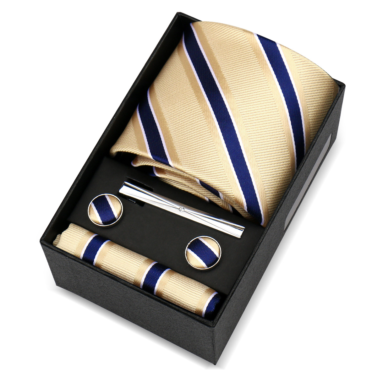 Luxury 8cm Tie For Men Handker - Men'S Accessories Gift Set Branded review and price