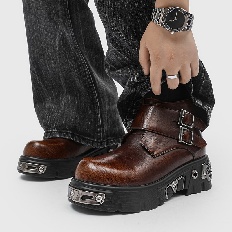 large size men fashion punk go - Men'S Accessories Leather review and price