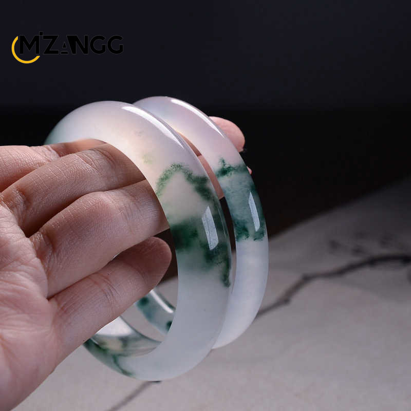 Natural Green Jadeite Bangle J - Men Accessories Wrist review and price