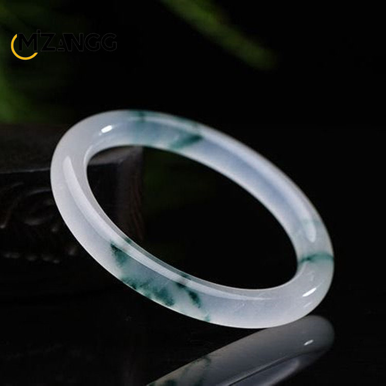 Natural Green Jadeite Bangle J - Men Accessories Wrist review and price