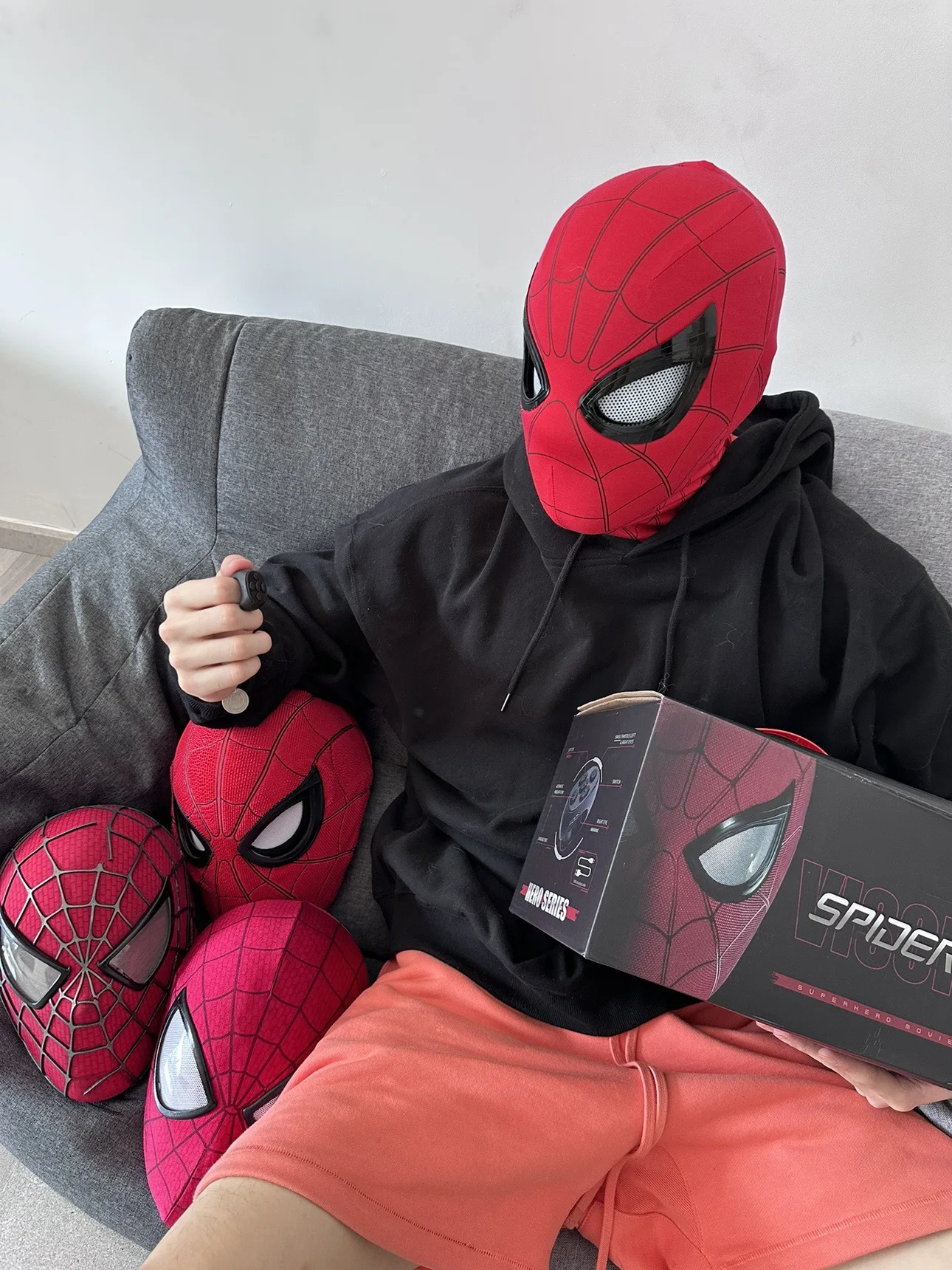 1:1 Spider‑Man Helmet Mask wit - Men Accessories Collection review and price